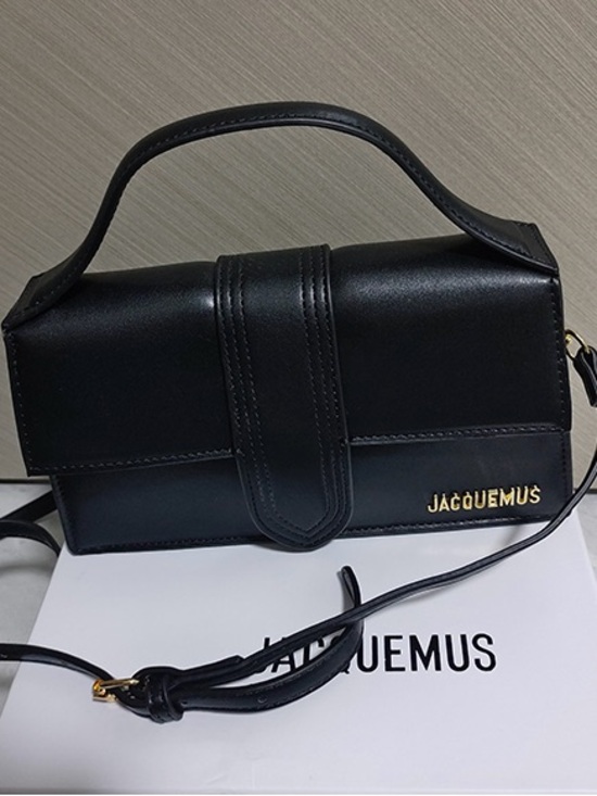 Jacquemus Handbags - Jacquemus Black Leather Mini Top-Handle Crossbody
